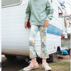 Ghanda girls legging flares flower power size 3-4 years